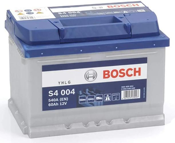 S4 004 Bosch Car Battery 12V 60Ah Type 075 - 560409054, 4 Years Warranty