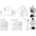 Starter Motor Fits New Holland Model 5640 4.4
