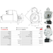 Starter Motor Fits Massey Ferguson Model 1104 1.5 16V