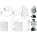Starter Motor for Ref - 17647N