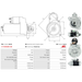 Starter Motor for BOSCH, Ref - 0001362008