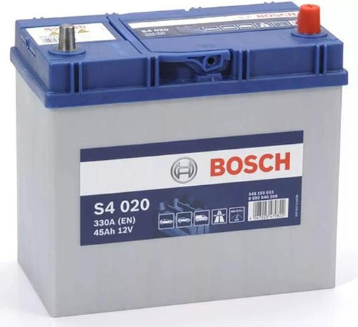 S4 020 Bosch Car Battery 12V 45Ah Type 044 - 545155033, 4 Years Warranty