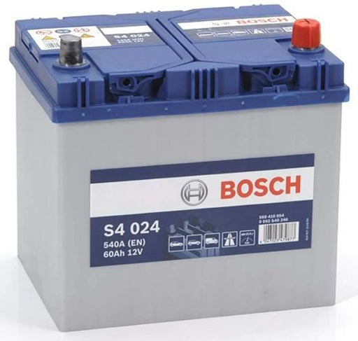 S4 024 Bosch Car Battery 12V 60Ah Type 005L - 560410054, 4 Years Warranty