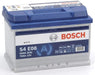 S4 E08 Bosch Car Battery 12V 70Ah Type 096 EFB - 570500076, 3 Years Warranty