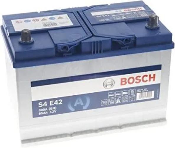 S4 E42 Bosch Car Battery 12V 85Ah Type 249 EFB - 585501080, 3 Years Warranty