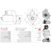 Starter Motor for BOSCH, Ref - 0986024300