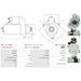 Starter Motor for MITSUBISHI, Ref - 1810A050