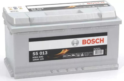 Bosch S5 013 Car Battery 12V 100Ah Type 019 - 600402083, 5 Years Warranty
