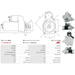 Starter Motor for DENSO, Ref - 228000-4830