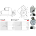 Starter Motor for DELCO, Ref - DRS0099