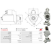 Starter Motor for DELCO, Ref - DRS3598