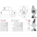 Starter Motor for DELCO, Ref - DRS1098