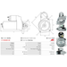 Starter Motor for Ref - 130-00114