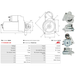 Starter Motor Fits Ford Model B-MAX (JK) 1.6 TDCi