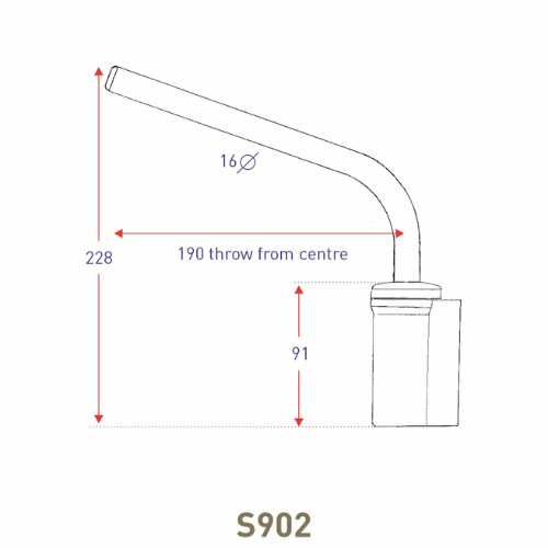 MirrorMount FlexArm, Ashtree S902