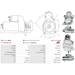 Starter Motor Fits Ford Model C-MAX (DM2) 2.0 TDCi