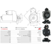 Starter Motor Fits Atlas Copco Model XAHS 146 C3 4