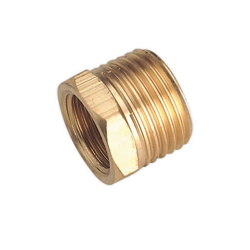 Sealey SA1/1238F Adaptor 1/2"BSPT Male to 3/8"BSP Female
