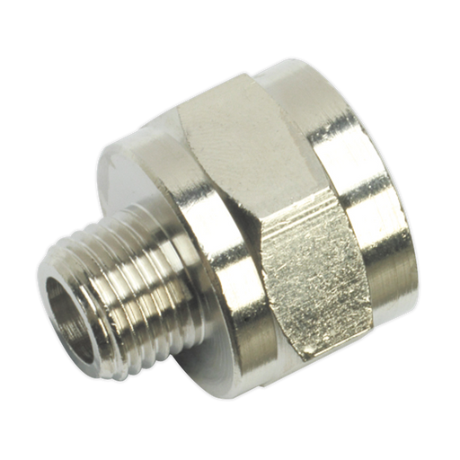 Sealey SA1/1412F Adaptor 1/4"BSPT Male to 1/2"BSP Female