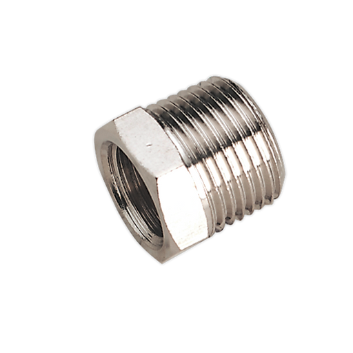 Sealey SA1/3814F Adaptor 3/8"BSPT Male to 1/4"BSP Female