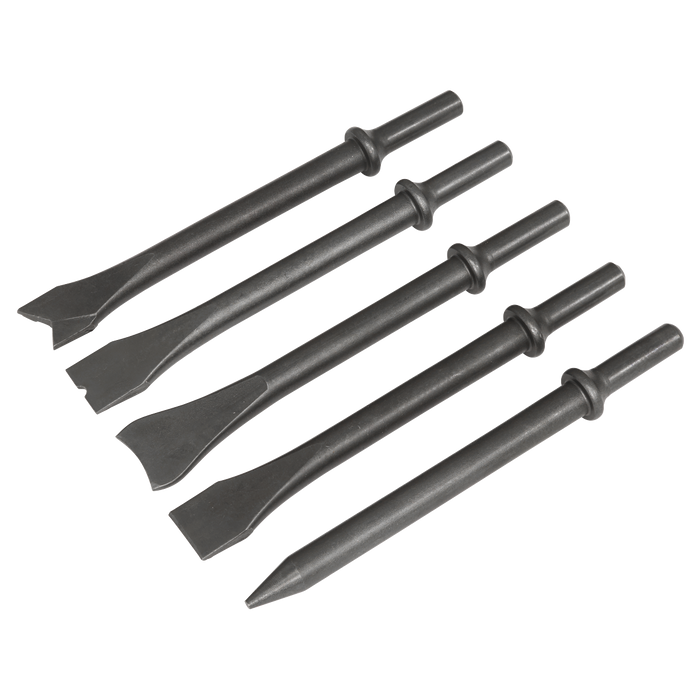 Sealey SA11C Air Hammer Chisel Set 5pc 170mm .401" Shank