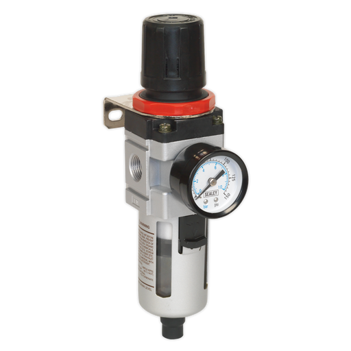 Sealey SA2001/FR Air Filter/Regulator with Gauge