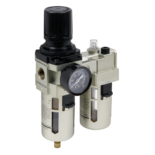 Sealey SA206 Air Filter/Regulator/Lubricator Max Airflow 105cfm