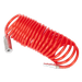 Sealey SA305 PE Coiled Air Hose 5m x Ø5mm with Couplings
