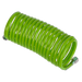 Sealey SA335G PE Coiled Air Hose 5m x Ø5mm with 1/4"BSP Unions - Green