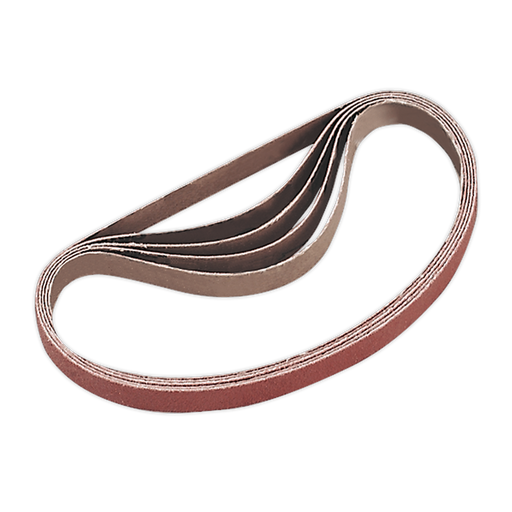 Sealey Sanding Belts,10 x 330mm 100Grit - Pack of 5, SA35/B100G