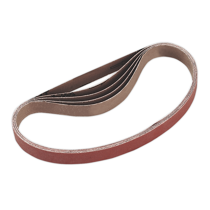 Sealey Sanding Belts, 20 x 520mm 100Grit - Pack of 5, SA355/B100G