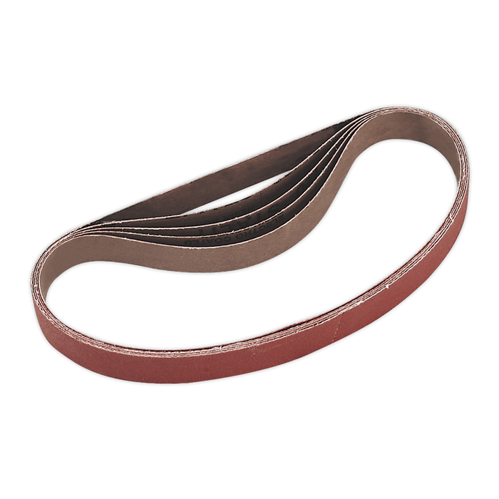 Sealey Sanding Belts, 20 x 520mm 120Grit - Pack of 5, SA355/B120G