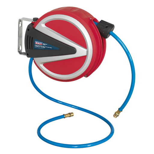 Air Hose Reel PU Retractable, 6.5m, Ø6.5mm ID, SA811, Sealey