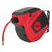 Air Hose Reel PU Auto-Rewind Control, 10m Ø8mm ID, SA821, Sealey