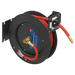 Sealey SA84 Retractable Air Hose With Steel Reel 8m Ø10mm ID Rubber Hose