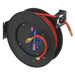Sealey SA85 Retractable Air Hose With Steel Reel 20m Ø10mm ID Rubber Hose