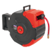 Air Hose Reel, Auto Rewind Control, 20m Ø10mm ID, SA93, Sealey