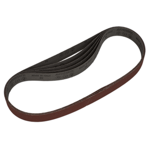 Sealey Sanding Belts, 25 x 762mm 80Grit - Pack of 5, SB0021