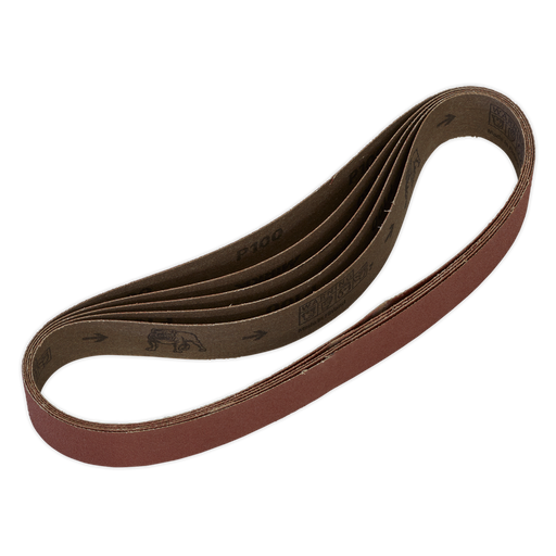 Sealey Sanding Belts, 30 x 540mm 100Grit - Pack of 5, SB008