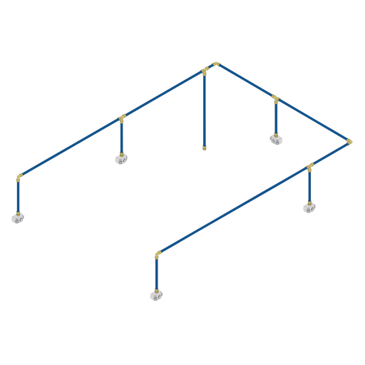 Sealey SBAKIT5 SharkBite® 36m 5-Drop Air Supply System Kit