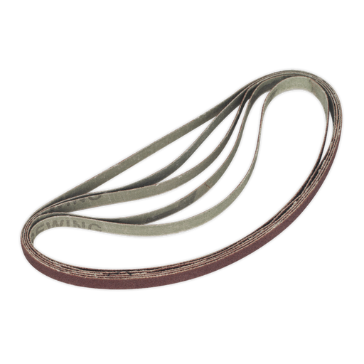 Sealey Sanding Belt, 8 x 456mm 100Grit - Pack of 5, SBS35/B100GN