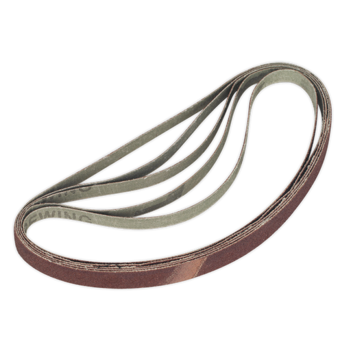 Sealey Sanding Belts,12 x 456mm 120Grit - Pack of5, SBS35/B120GW