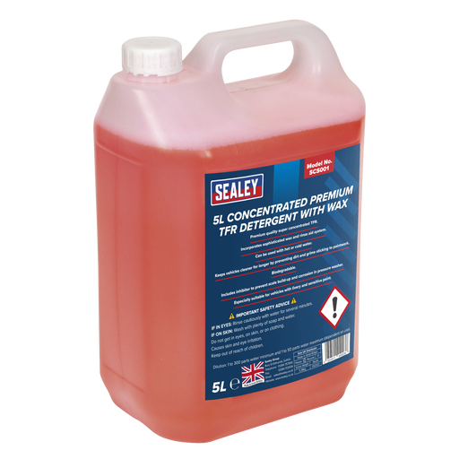 Sealey SCS001 TFR Premium Detergent with Wax Concentrated 5L
