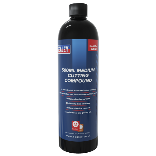 Sealey SCS701 Cutting Compound Medium 500ml