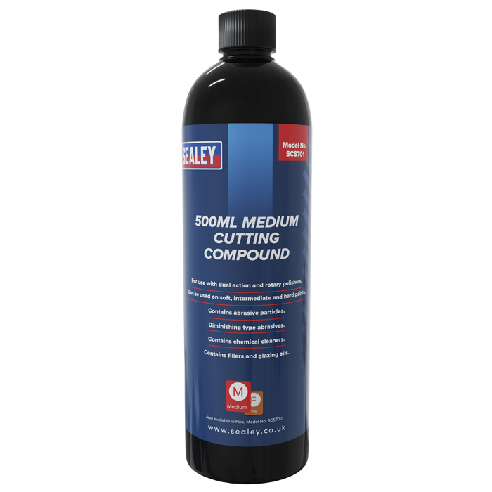 Sealey SCS701 Cutting Compound Medium 500ml