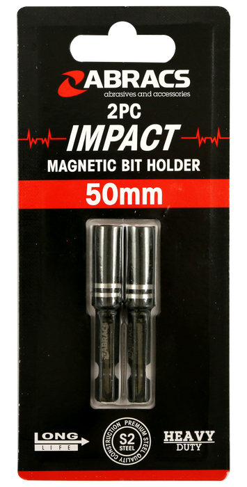 Abracs 50mm Magnetic Bit Holder - 2(Pcs) Pack of 1, SDMBH2