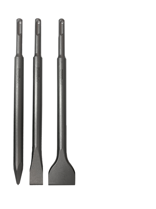 Abracs 3pc SDS+ Chisel Set Pack of 1, SDSPCSET3