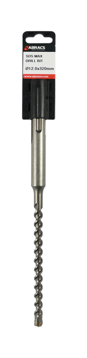 Abracs 12.0mm x 340mm SDS Max Drill Bit, SDSM12340