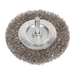 Sealey Flat Wire Brush Stainless Steel, 75mm with 6mm Shaft, SFBS75