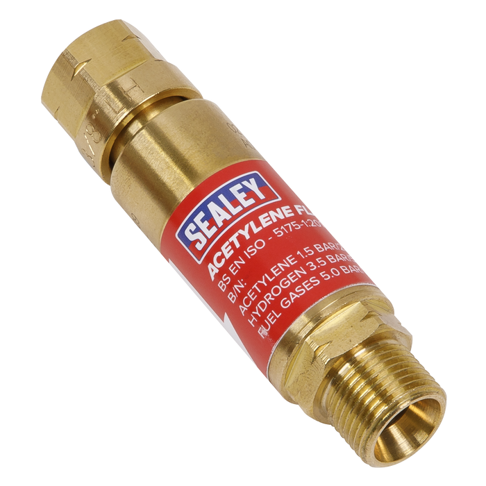 Welding Flash Back Arrestor Acetylene, SGA4/FBA, Sealey